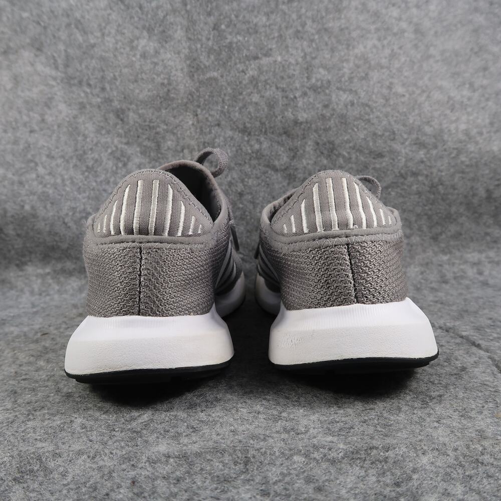Adidas Shoes Youth 5 Sneakers Athletic Trainers Swift Run Walk Grey White Sport - Picture 5 of 12